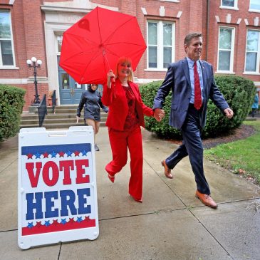 Voter turnout ticking upward on rainy Election Day in Boston and rest of Massachusetts