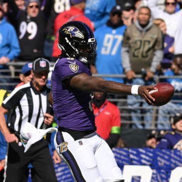 The eye-popping stats from the Ravens’ first-half domination against the Lions