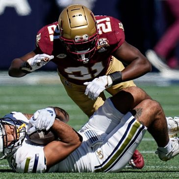 Boston College rolls over Georgia Tech for second ACC win