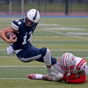 St. John’s Prep wins battle of trenches, defeats Catholic Memorial