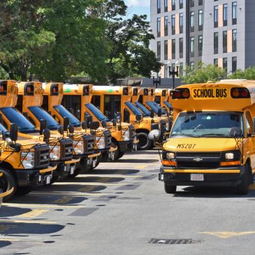 Boston school bus involved in crash