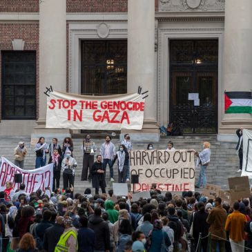 Harvard pro-Palestinian ‘die-in’ to be followed by ‘walk-out’ today