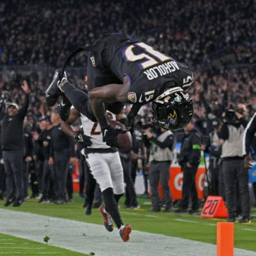 Ravens wide receivers step up after Mark Andrews’ injury in win over Bengals: ‘It’s going to take everybody’