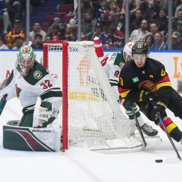 Canucks end Wild winning streak with 2-0 victory