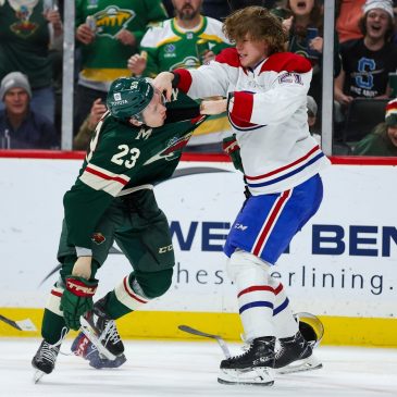 Wild rookie Marco Rossi has his first Gordie Howe hat trick. Now he has half as many as Howe did.