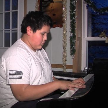 12-year-old piano prodigy serenades the White Earth Reservation