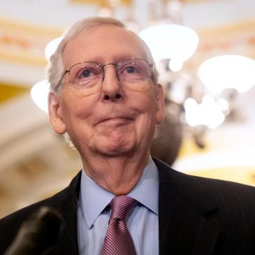 McConnell will step down as the Senate Republican leader in November after a record run in the job