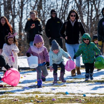 Photos: The race was on at the Giant Egg Hunt in South St. Paul on Saturday