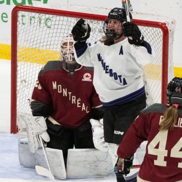 Montreal scores twice in the final minutes to beat Minnesota in PWHL game