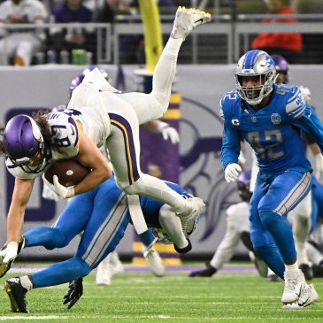 Vikings tight end T.J. Hockenson calls for change after low hit that took him out
