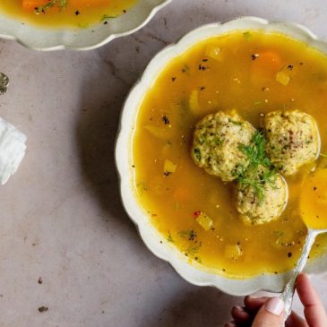 Passover recipe: Turmeric Vegetable Matzo Ball Soup