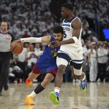 Denver cruises in Game 3 to hand Timberwolves first postseason defeat