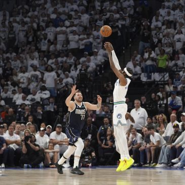 Doncic carries Dallas past the Wolves late to steal Game 1 in Minnesota