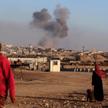 Israel says it reopened a key Gaza crossing after a rocket attack but the UN says no aid has entered