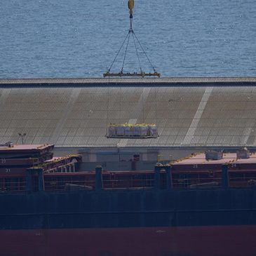 Ship loaded with aid heads for US-built Gaza pier, but it’s unclear when or how it will be delivered