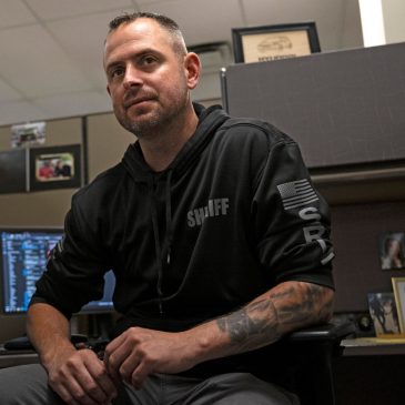 When suspect shot rifle rounds at Ramsey County sheriff’s deputy, he ducked, swerved and survived