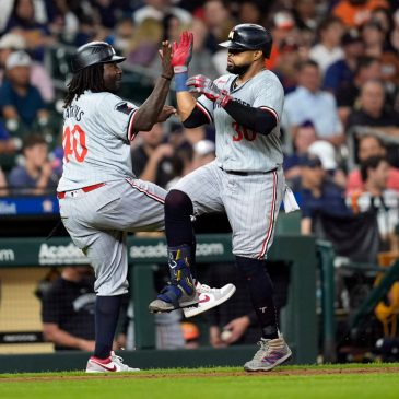 Trevor Larnach homers to back up a strong start by Pablo López as Twins beat Astros 6-1