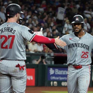 Twins reach halfway point in season “trending the right way”