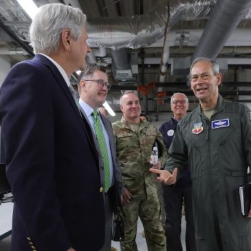 In Grand Forks visit, Air Force general raises concerns about counter-UAS capabilities