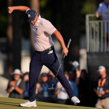 DeChambeau a one-man show at Pinehurst No. 2 and leads US Open by 3