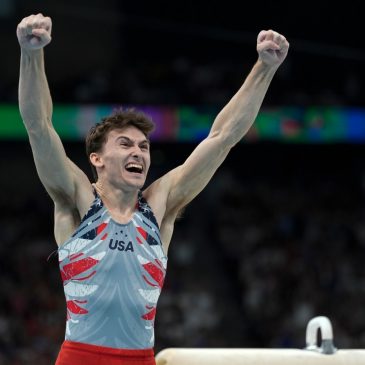 Stephen Nedoroscik waited his whole life for one routine. The US pommel horse specialist nailed it