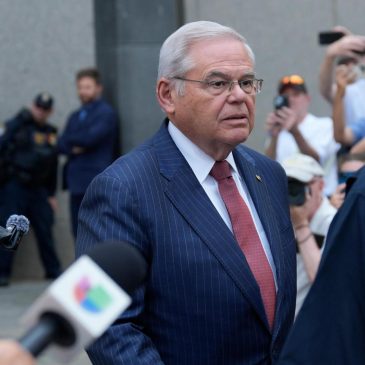 US Sen. Bob Menendez of New Jersey is resigning from office following his corruption conviction