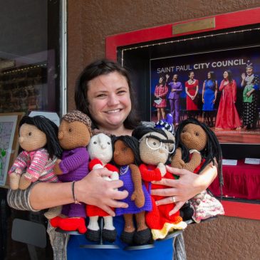 First all-women St. Paul City Council inspires crochet project, museum exhibit
