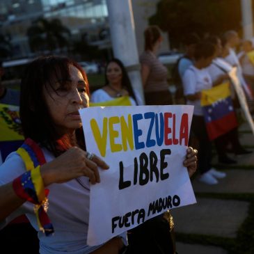 Masked assailants ransack Venezuela opposition leader’s headquarters as post-election tensions mount