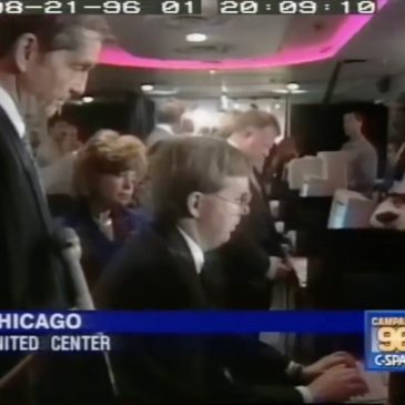 New-fangled internet dazzled 1996 DNC in Chicago. Today, experts debate the benefits — and dangers — of online influence.