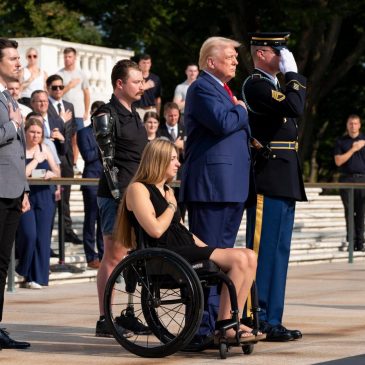 Trump campaign was warned not to take photos at Arlington before altercation, defense official says