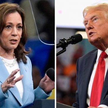 The Latest: Harris and Trump paint different pictures for voters as the White House race intensifies