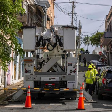 Tens of thousands remain without power in Puerto Rico, a week after tropical storm swiped the island