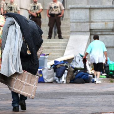 Duluth police clear downtown homeless encampment; two arrested