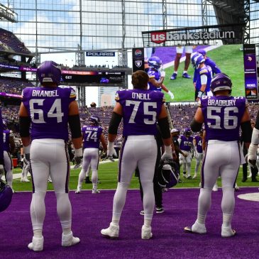 Members of Khyree Jackson’s family serve as honorary captains for Vikings