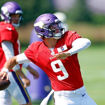 Vikings rookie quarterback J.J. McCarthy excited for first game. Even if it’s only preseason.