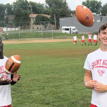 High school football: Plamann brothers drive success of Saint Agnes, and each other