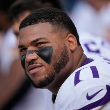 The four months that could have broken Vikings left tackle Christian Darrisaw only made him stronger