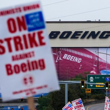 Boeing CEO says the company will begin furloughs soon to save cash during labor strike