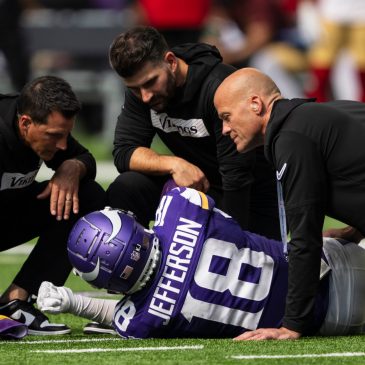 Vikings receiver Justin Jefferson isn’t too worried about quad injury