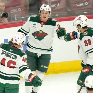 Wild shorthanded again for tonight’s game in St. Louis