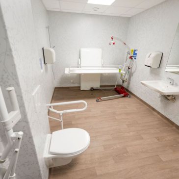 More restrooms have adult-size changing tables to help people with disabilities