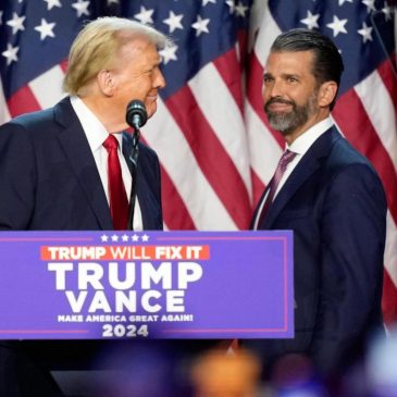 Donald Trump Jr. emerges as a political force of his own as he helps his father launch a second term