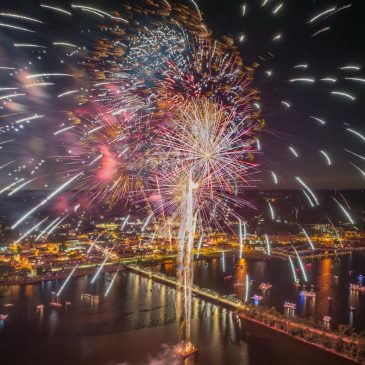 Prize-winning Stillwater photo features fireworks taken with a drone