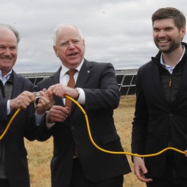 Xcel flips the switch on first phase of massive solar energy project in Sherburne County