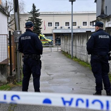 A teenager kills a 7-year-old student and injures 4 others in a school knife attack in Croatia