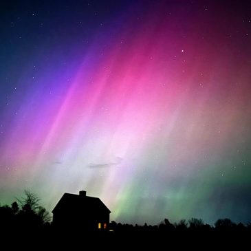 Northern lights could be visible in upper fringes of the US this New Year’s Eve