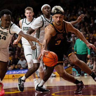 Gophers held down in 90-72 loss to Michigan State