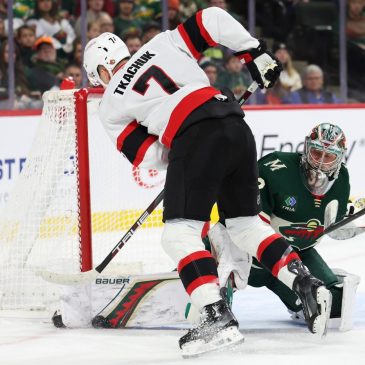 Early lead, and winning streak, slip away from Wild in loss to Ottawa