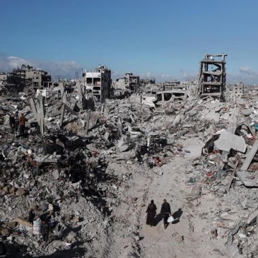 Palestinians confront a landscape of destruction in Gaza’s ‘ghost towns’