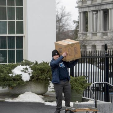 Clothes in the closets and favorite foods in the fridge: Moving day comes to the White House